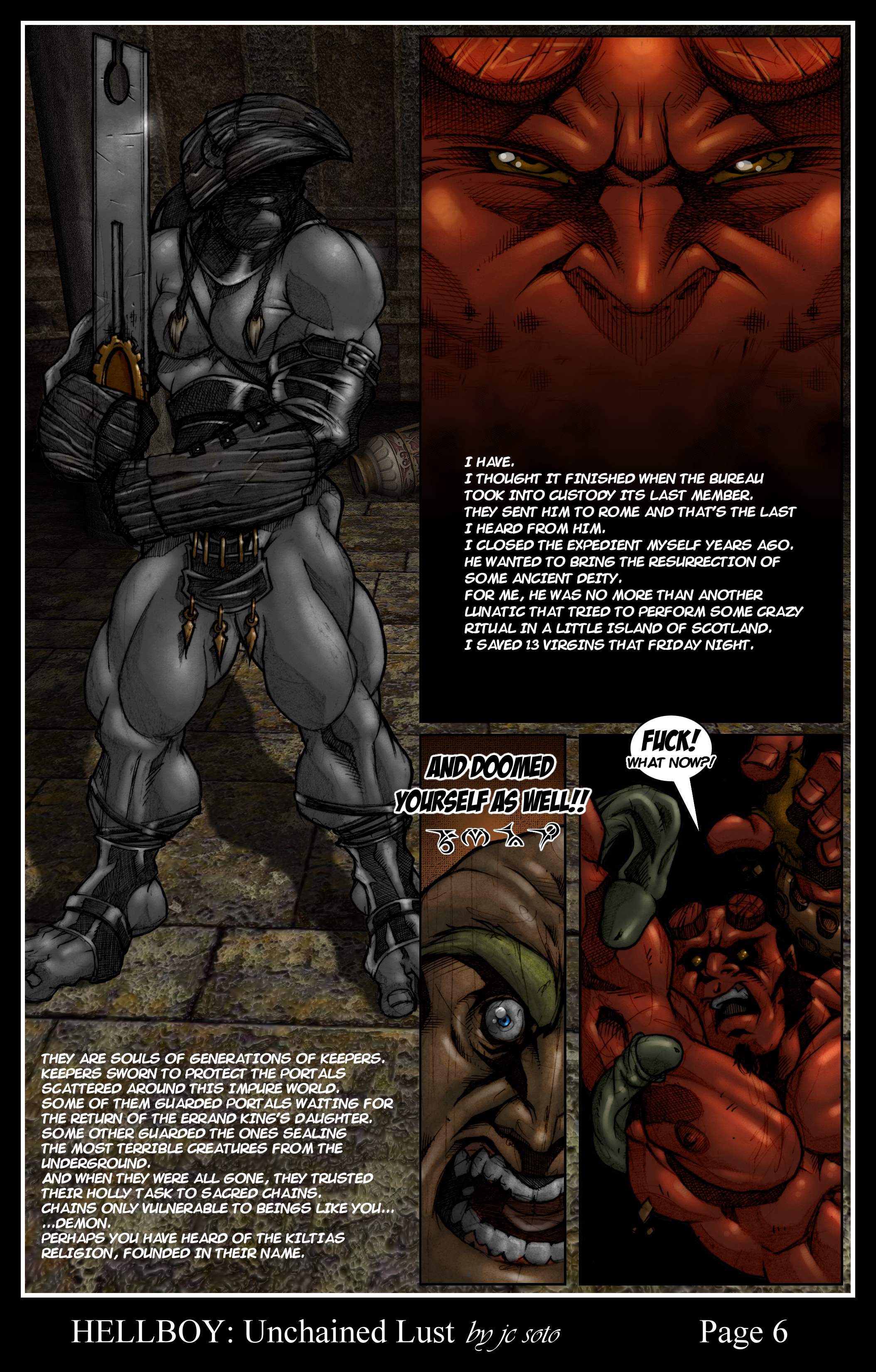 Dark Red Hells: Hellboy’s Soto Male Yaoi