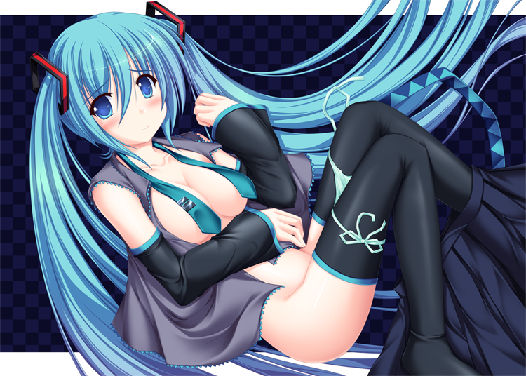 Pulling Hatsune Miku’s Panties Off: A Blue-Eyed Sensation!