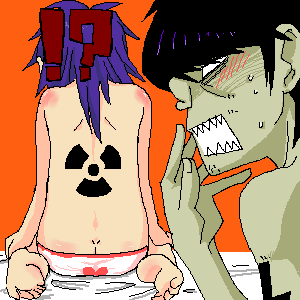 Radioactive Bedroom Antics with Gorillaz!