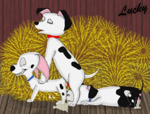 Fur Luck! 2-Toned Dalmatian Cadpigs Get It On