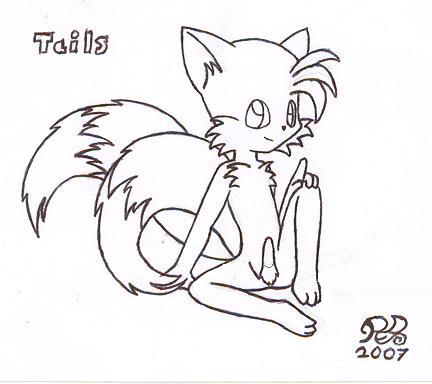 Sonix’s Barefoot B&W Nude Tail-Fur Fox Solo