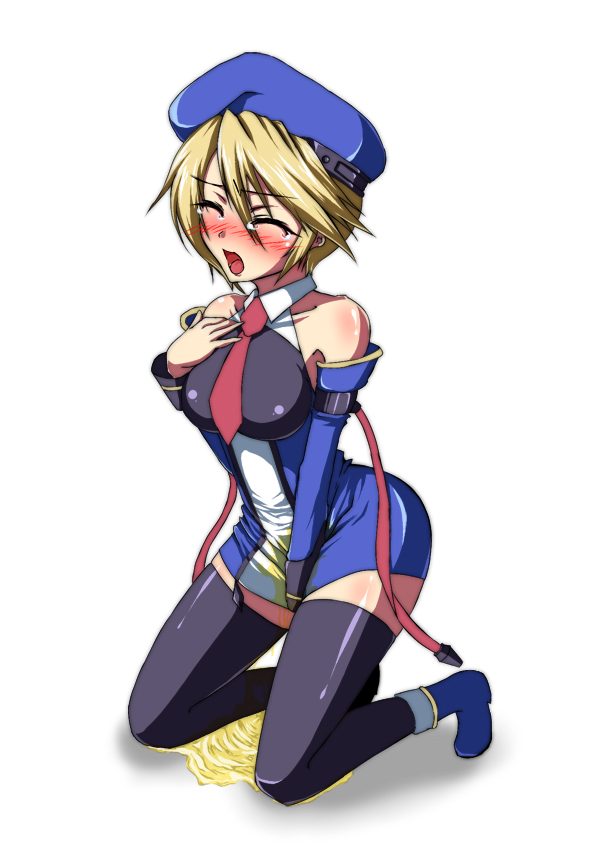 Blazblue’s Embarrassed Beauty – Noel Vermillion’s Clothed Peeing Session