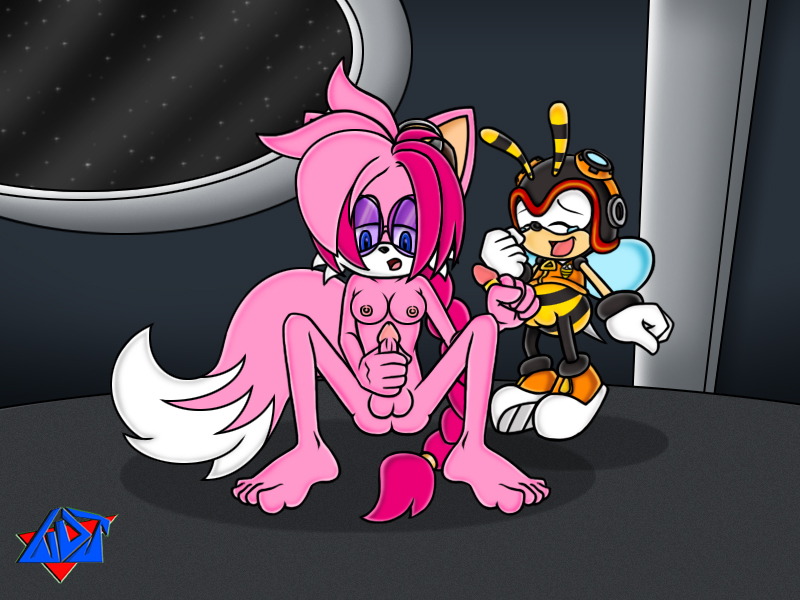 Futa Charmy’s Futanari Handjob – Sonic Space Straight Hair