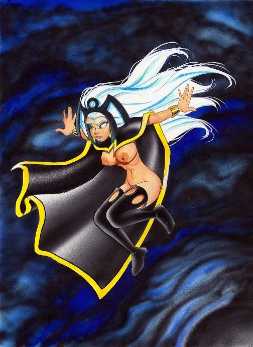 Barry Blair’s Dark Obsession – Tagging the Stormy Ororo with Her Straight Hair and Marvelous Tiara!