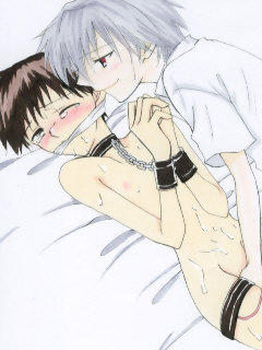 Chaining the Neon Yaoi: Shinji and Kaworu’s Forced Bondage Playtime.