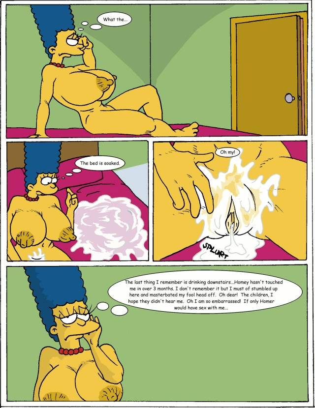 Marge Simpson’s Comic Confusion – The Fear of Cuckquean Solo Tagme!