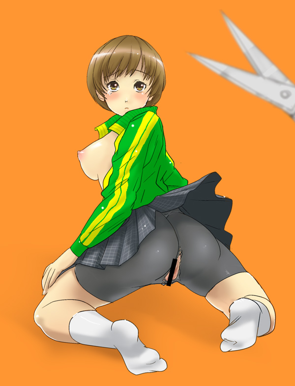 Megami Tensei’s Chie Sato’s Huge Ass in Shorts and Shoes!