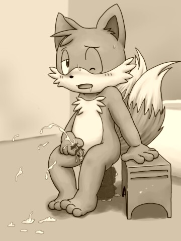 Sonic’s Cum Fox – Male Mammal Masturbation