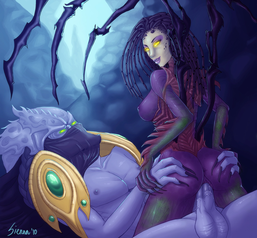 Ass Monster’s Penetrating Lust – Sarah Kerrigan’s Wild Ride with Sienna and Zeratul in Starcraft Universe