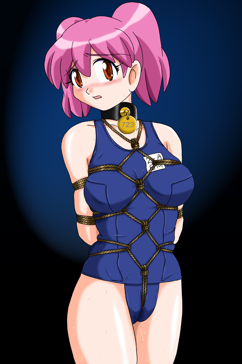 Labia Bondage Breast Bondage – The Pink-Haired Keroro Swimsuit School Girl