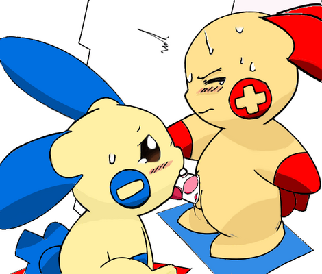 Fellatio Frenzy with Plusle, the Mini Pokemon!