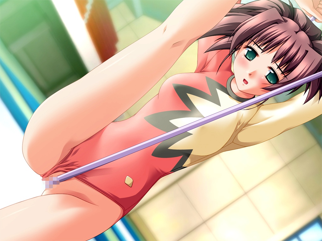 Shiny Hentai: Shintaisou Solo Game with Green-Eyed Gymnast