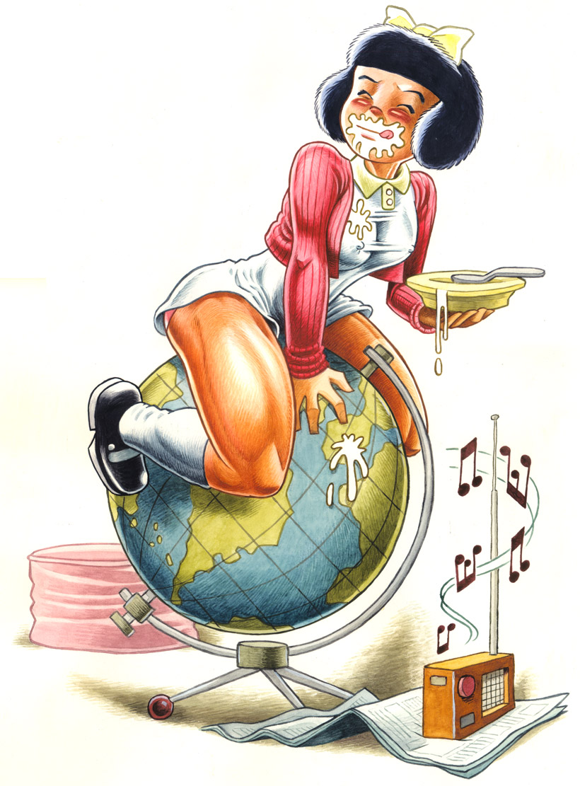 Bowled Over by Musical Globe’s Antennae – Mafalda’s Diegan Sporking