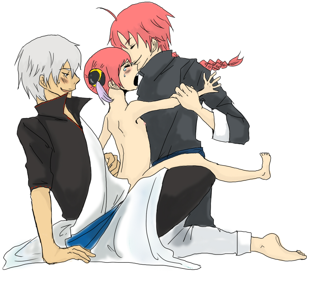 Gintoki’s Lustful Threesome with Kamui and Noeko