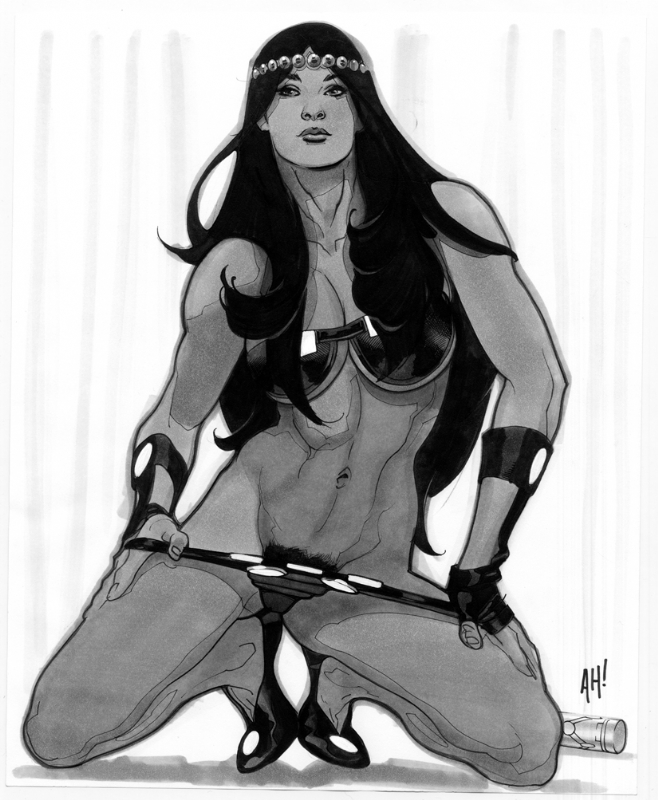 Adam Hughes’ Barda: A Muscular Female Goddess