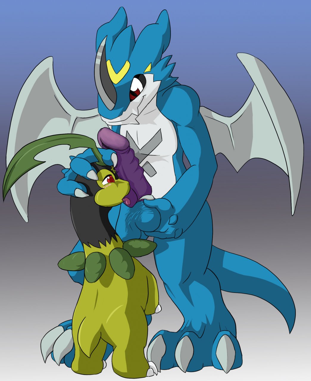 Sexy Shapeshifters: Bayleef and ExVeemon’s Crossover Adventure!