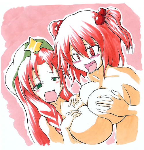 Tagteam Touhou: Hong Meiling & Komachi Onizuka’s Hentai Desires