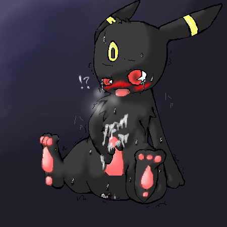 Umbreon’s Cum Shower – A Solo Masturbation Session