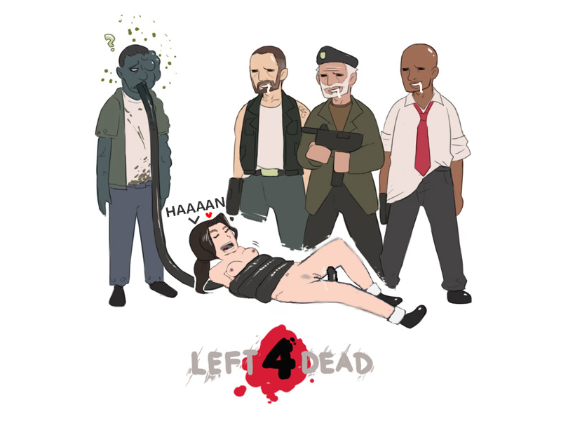 Dark Skinned Saviors: Left 4 Dead Hentai