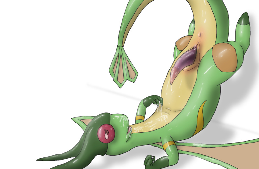 Flygon’s Self Cum – A Feral Pokemon’s Solo Flight