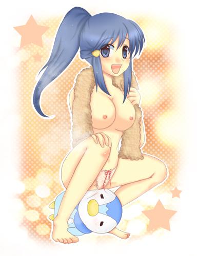 Blue Hair Breast Show: Piplup’s Poké-Porn