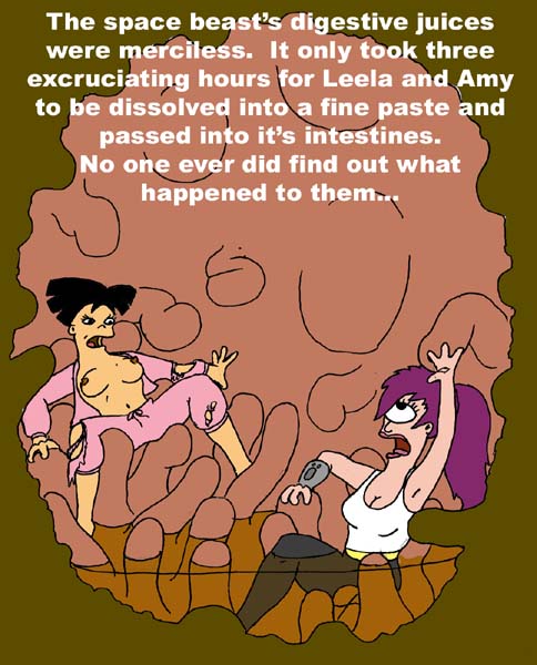 Amy Wong’s Futurama Fate: Swallowed by Turanga Leela!