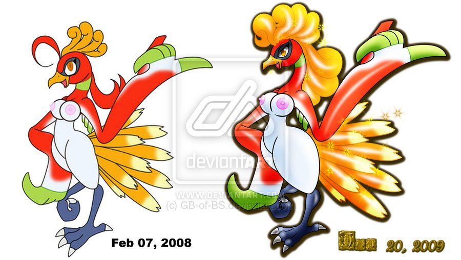 Beak-Breasted Ho-Oh Nipple Queens