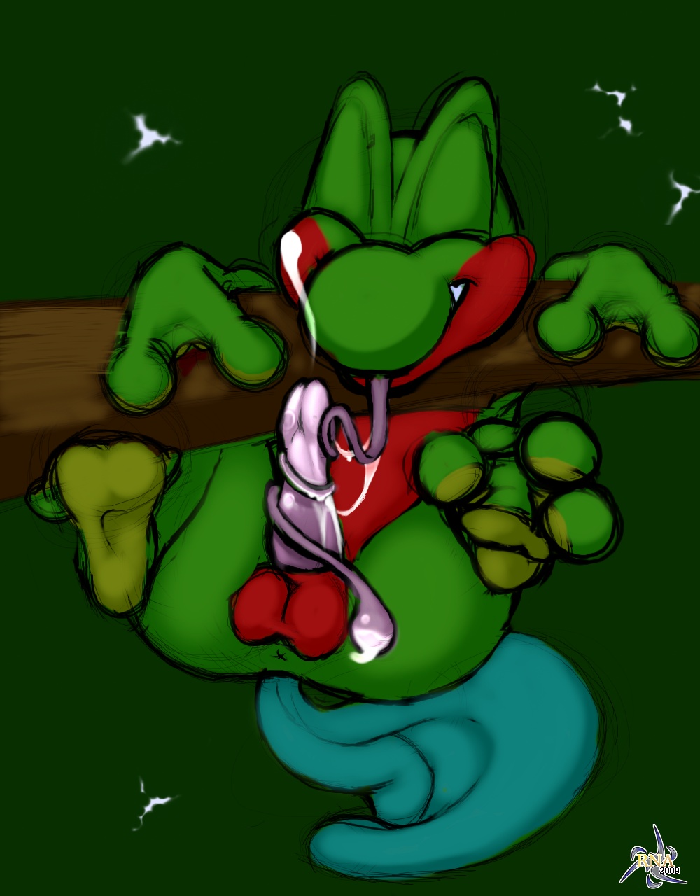 Euphoric Tail: The Solo Masturbation of Treecko