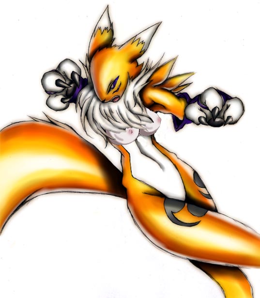 Breast-Ful Furries: Renamon’s Solo Exposure!