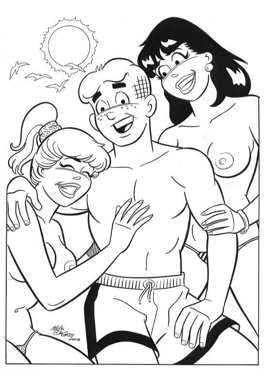 Betty and Veronica’s Imminent Threesome with Archie