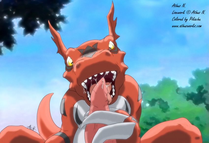 Guilmon’s Manly Tag MeetsDigi-Hentai Delights