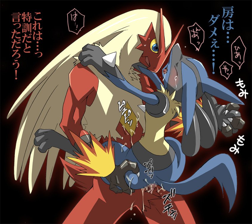 Blaziken’s Revenge: Male Lucario Censored Fur Succubus Pokemon (Species)