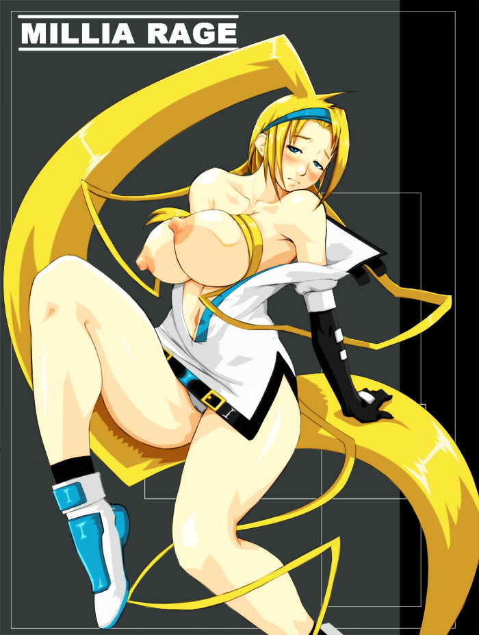 Unleashing Her Inner Rage – Millia’s Long Hair Blue-Eyed Guilty Pleasure