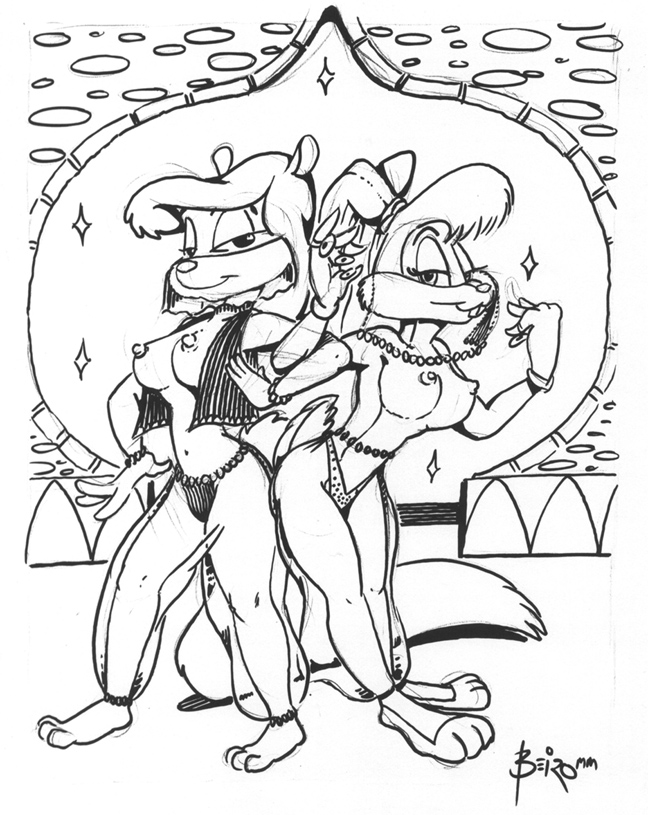 Mink Minks in Space Jam: Lola Rabbit’s Anthro Interspecies Gang Bang