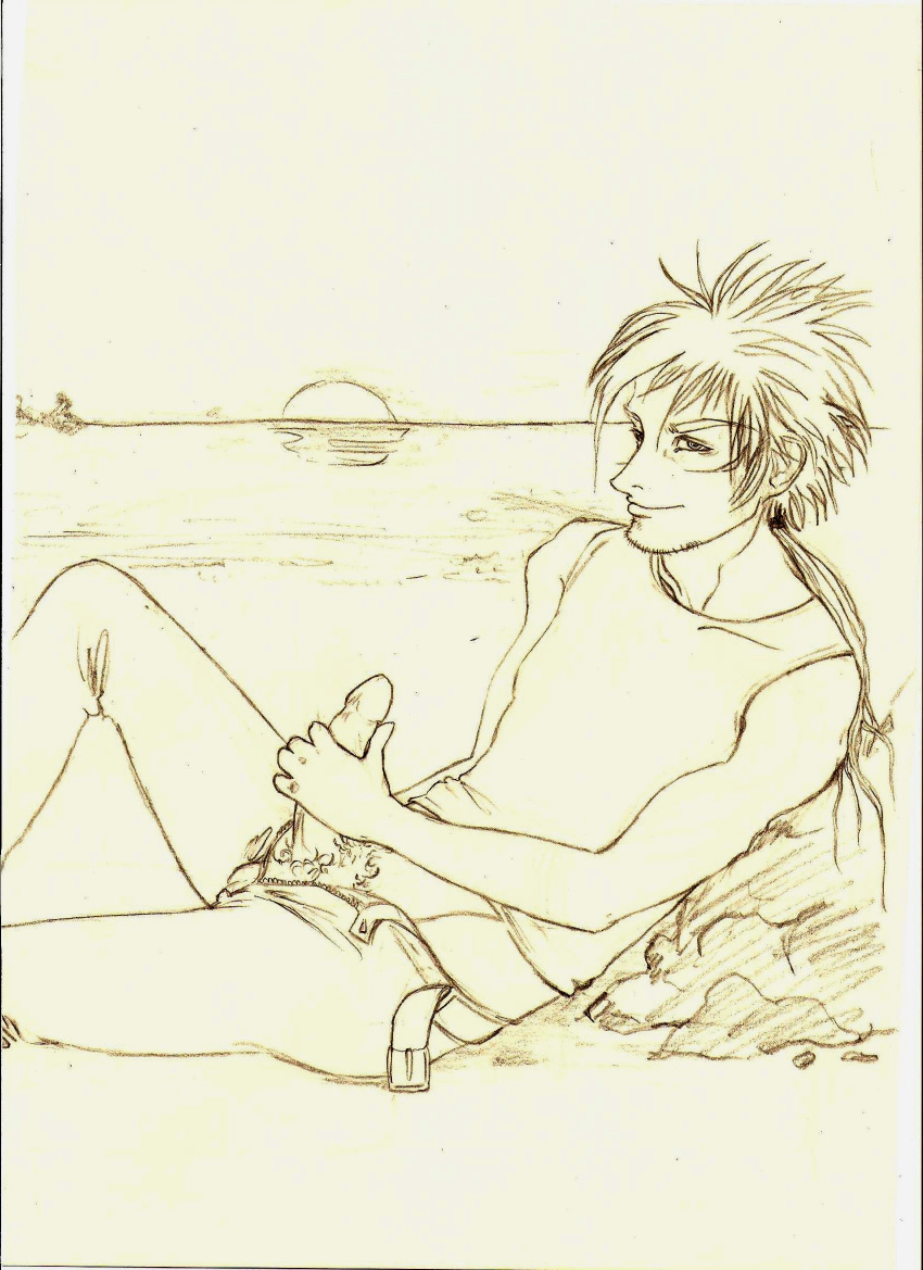 Final Fantasy Kookie on the Beach: Reno’s Sunset Solo Masturbation