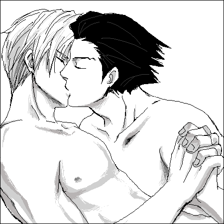 Mouthwatering Males: Miles and Edgeworth’s Passionate Kiss