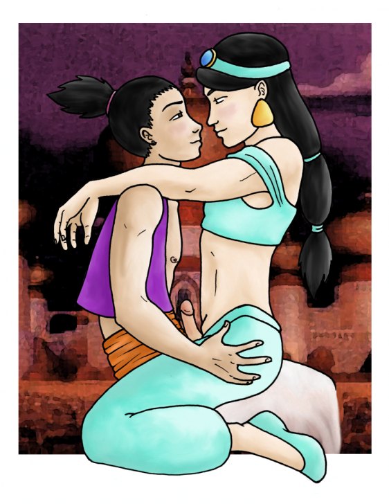 Aladdin’s Cosplay Pleasure: Princess Jasmine and Shikamaru’s Yaoi Desire