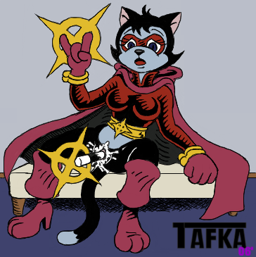 Black Fur Anthro Feline Seduction – Kat Abra’s Captain Carrot Capture