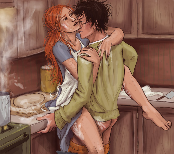 Harry Potter’s Steamy Kitchen Romance with Ginny Weasley!