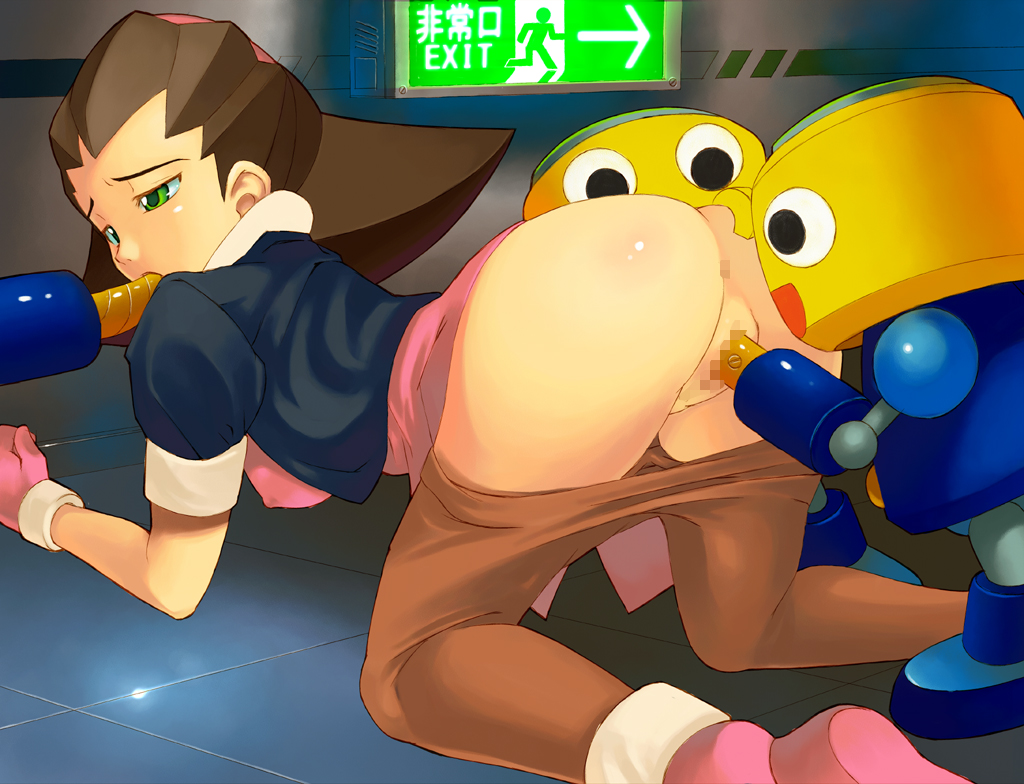 Mega Man’s Oral Delights: Kobun Takes on Bigger Female Sub