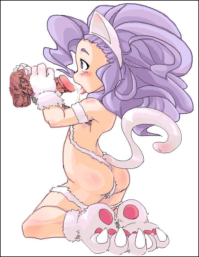 Purrfect Pleasure with Felicia’s Feline Licks – A Darkstalkers Hentai Porn Image