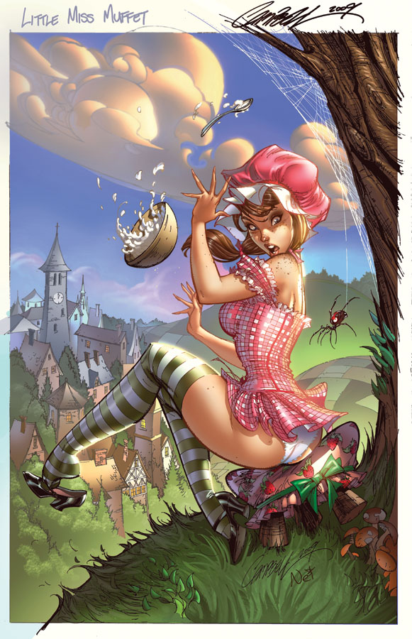 Fairy Tale Fever – Little Miss Muffet’s Hentai Porn Nightmare