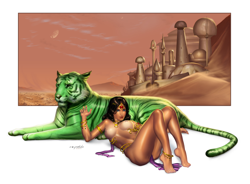 Princess Barsoom’s Sultry Desert Adventure with John Carter