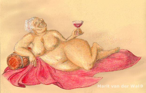 Grandma’s Wine Garden: Obese Nipple Voluptuous Smile!