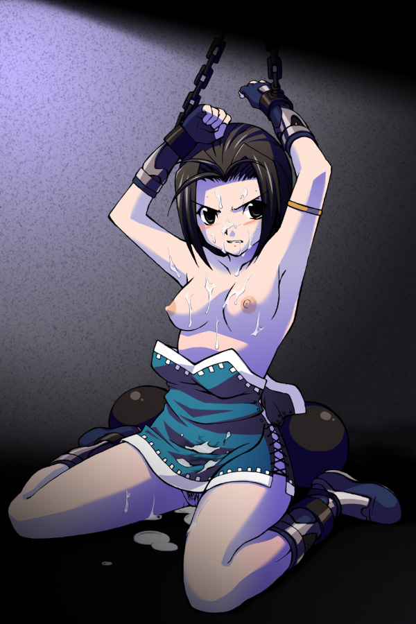 Small Breasted Mizuki in Suikoden IV: The Art of Ninja Bondage and Bukkake