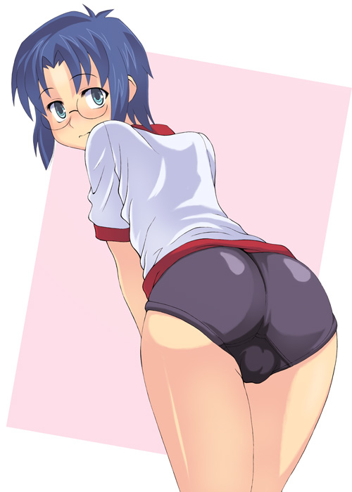 Blonde Bombshell at the Gym, Camel Toe and Blue Hair – Type-Moon’s Ciel in Tsukihime.