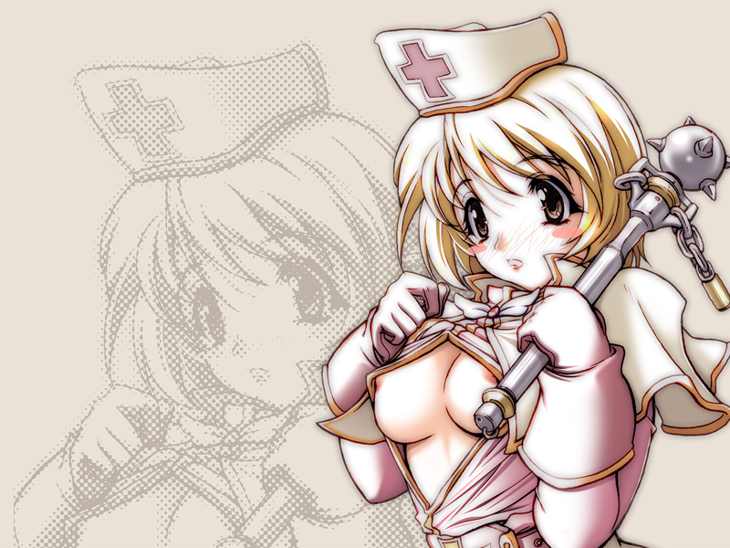 Nurse Mace’s Blushing Breast Weapon