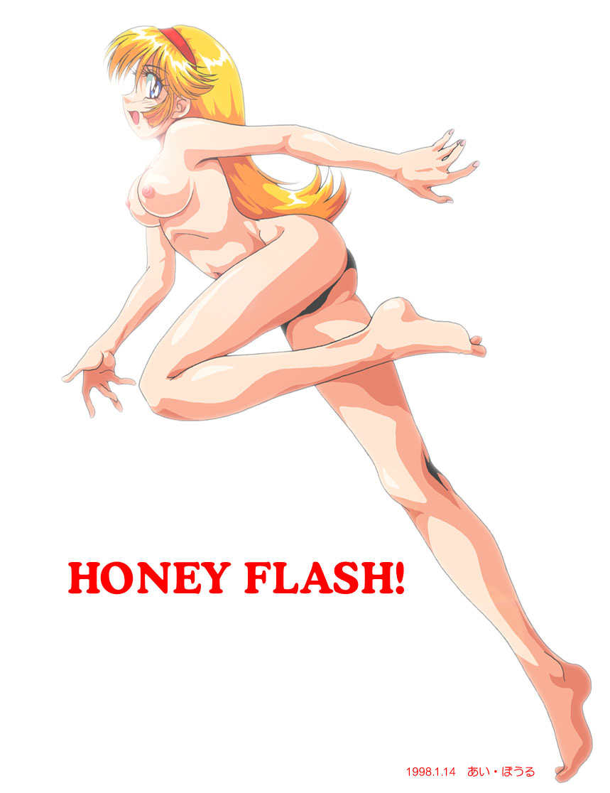 Sexy Cutie Honey Flashes Her Ass On Heartbreaking Blonde Kisaragi