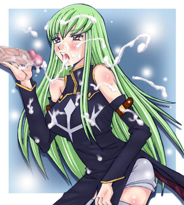 Bare Shoulders Blushing Body – CC Censored Code Geass Cum