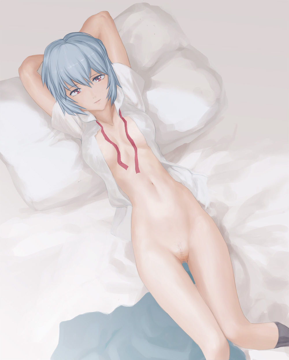 Neon Pillows – Rei Ayanami’s Open Shirt Hentai Adventure